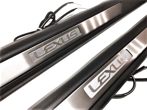 Genuine Lexus Japan 2015-2025 RC Illuminated Door Scuff Plate Set