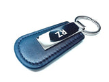 Lexus RZ Chrome Leather Key Ring