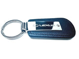 Lexus RZ Chrome Leather Key Ring