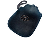 Genuine Lexus Black Leather Smart Access Key Glove (Brown Loop / Brown Stitching)