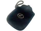 Genuine Lexus Black Leather Smart Access Key Glove (Brown Loop / Brown Stitching)