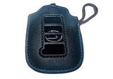 Genuine Lexus Black Leather Smart Access Key Glove (Brown Loop / Brown Stitching)