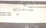 Genuine Lexus 2007-2012 LS Rear Bumper Protection Film