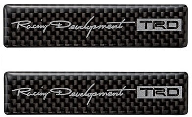 TRD JAPAN Carbon Badge Set (Set of 2) Type-E