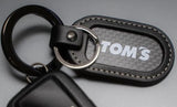 TOM'S JAPAN CFRP Carbon and Black Leather Premium Key Holder