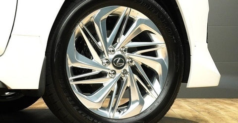 Genuine Lexus Japan 2022-2026 Lexus LX 22inch Silky Gloss Metal Silver Premium Forged Aluminum Wheel Set