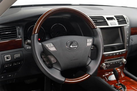 Genuine Lexus Japan 2007-2012 LS 460/600h Black Leather and Real Wood Steering Wheel
