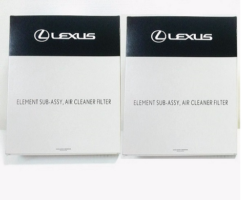 Genuine Lexus Japan 2007-2017 LS Engine Air Filter Set