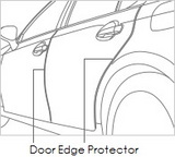 Genuine Lexus Japan 2013-2015 GS Factory Painted Door Edge Protector Set  (SET OF 4)