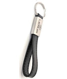 Lexus Black Leather Strap Keychain