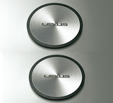 Genuine Lexus Japan 2018-2023 LS 500/500h Aluminum Cup Holder Plate Set