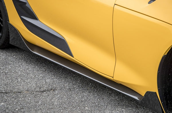 TRD JAPAN 2020-2025 Toyota GR Supra CFRP Carbon Fiber Side Skirts
