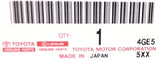 Genuine Toyota Japan Supra Rear Decal Badge Emblem