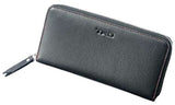 TRD JAPAN Genuine Leather Long Wallet with Red Stitching