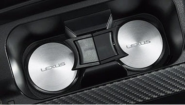 Genuine Lexus Japan 2016-2020 Lexus GS/GS-F Aluminum Cup Holder Plate Set