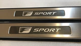 Genuine Lexus Japan 2017-2020 IS F-Sport Front Scuff Plate Set with F SPORT Logo