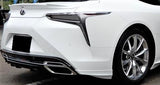 TRD JAPAN 2018-2024 Lexus LC 500/500h Rear Bumper Side Spoiler and Rear Diffuser Kit