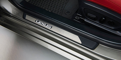 Genuine Lexus Europe 2019-2024 ES Illuminated Front Door Scuff Plate Set