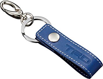 TRD JAPAN Genuine Leather Key Tag (BLUE)