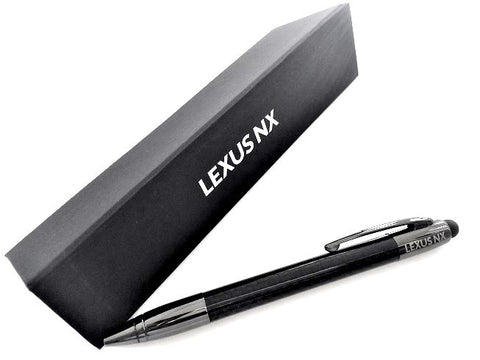 Lexus NX Carbon Fiber and Black Chrome Pen