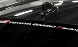 Genuine Toyota Japan 2020-2023 GR Toyota Gazoo Racing Graphic Sticker Decal (White)