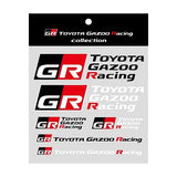 Genuine Toyota Japan 2022 GR Toyota Gazoo Racing Graphic Sticker Decal Set