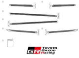 Genuine Toyota Japan 2020-2023 GR Yaris 6pcs Body-Side Stripe Decal