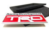 TRD JAPAN 3D Metal Plate Emblem - Red Type