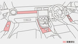 Genuine Toyota Japan 2022-2023 GR 86 Interior Trim Kit - RHD