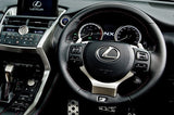 Genuine Lexus Japan 2015-2021 NX F-Sport Punching Leather Steering Wheel Kit with Aluminum Paddle Shift