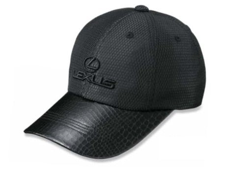 Genuine Lexus Japan Mesh-like Fabric Luxury Cap (Black)