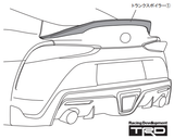 TRD JAPAN 2020-2023 Toyota GR Supra CFRP Carbon Fiber Trunk Spoiler Kit