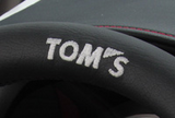 TOM'S JAPAN 2015-2023 RC/RC-F Black Leather and Gun Grip Racing Steering Wheel