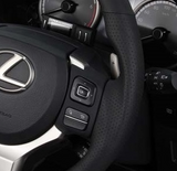 TOM'S JAPAN 2015-2017 NX Black Leather and Gun Grip Racing Steering Wheel