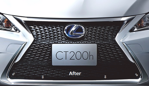 For Lexus For CT200h 2014-2017 W/o F- Front Upper Grille Trim - Foto 3