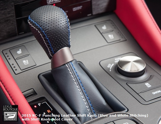 レクサスRCF用 Genuine Lexus Japan 2015-2025 RC-F Punching Leather Shift