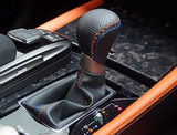 Genuine Lexus Japan 2016-2020 GS-F Punching Leather Shift Knob (Blue and Orange Stitching)