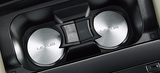 Genuine Lexus Japan 2016-2020 Lexus GS/GS-F Aluminum Cup Holder Plate Set