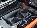 Genuine Lexus Japan 2016-2020 GS-F Punching Leather Shift Knob (Blue and Orange Stitching)