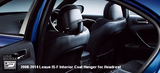 Genuine Lexus Japan 2006-2014 Lexus IS/IS-F Interior Coat Hanger for Headrest