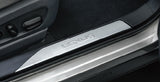 Genuine Lexus Japan 2019-2023 UX Brushed Stainless Front Scuff Plate Set with Lexus Logo