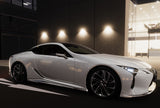 Genuine Lexus Japan 2018-2023 LC Factory Painted Side Skirts with Chrome Garnish