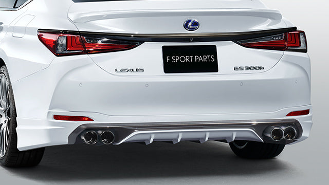 TRD JAPAN 2019-2021 Lexus ES Factory Painted Rear Diffuser Kit and Dua ...