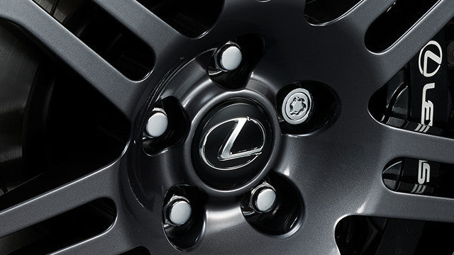 レクサスRCF用 Genuine Lexus Japan 2015-2022 RC-F Premium Wheel Locks Set
