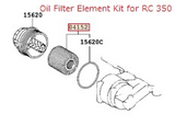Genuine Lexus Japan 2015-2022 RC Oil Filter Element Kit