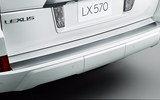 Genuine Lexus Japan 2016-2021 LX 570 Factory Painted Rear Bumper Step Guard