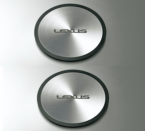 Genuine Lexus Japan 2013-2017 LS 460/600h Aluminium Cup Holder Plate Set